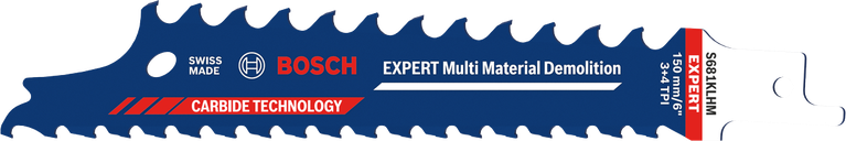 Bosch EXPERT daudzfunkcionālais demontāžas asmens, karbīda zobi.